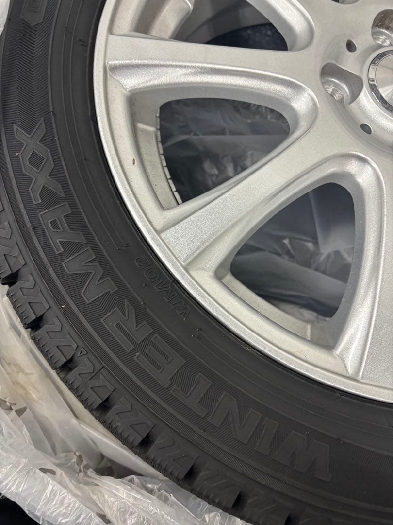 ①【おとーふちゃん】ダンロップ　スタッドレス&ホイール4本セット