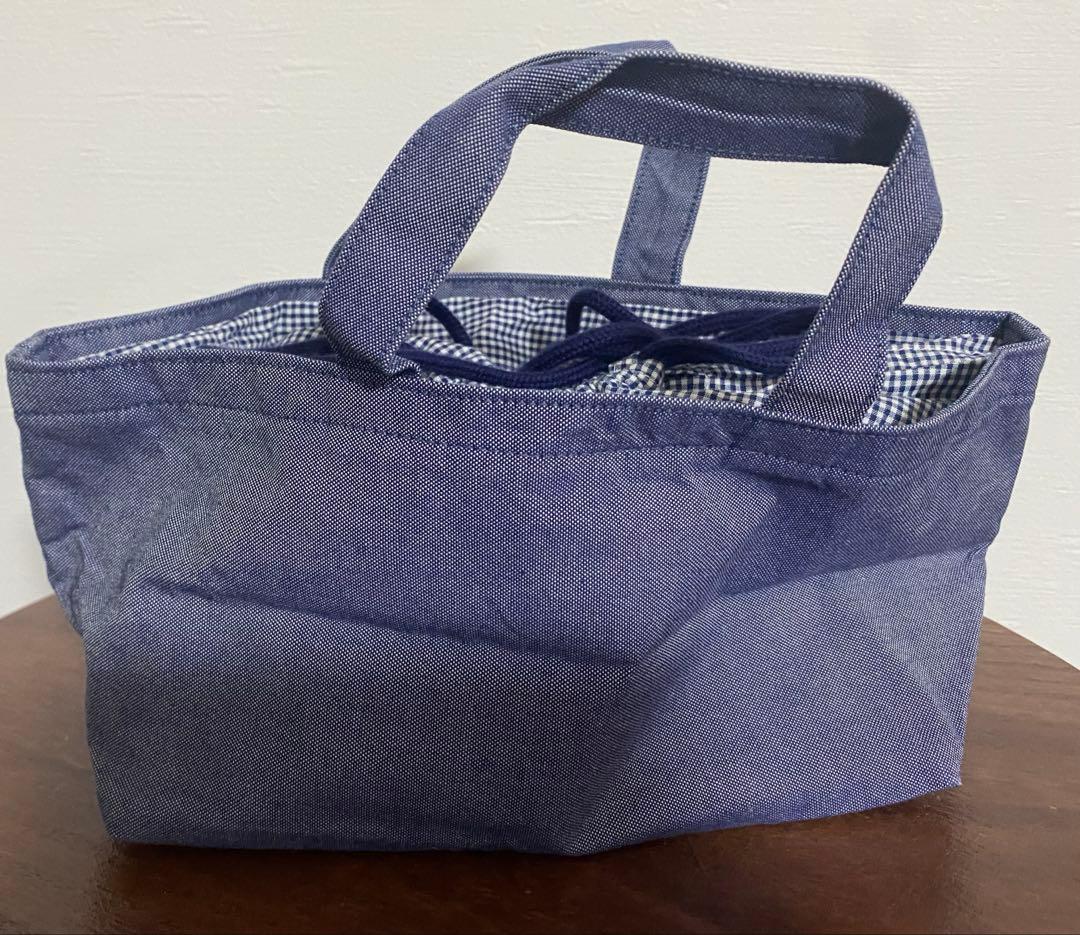 ☆美品☆ファミリ 青デニム ランチバッグ（巾着） レア 廃盤