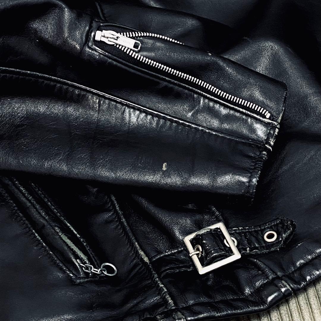 Schott シングル ライダース 38