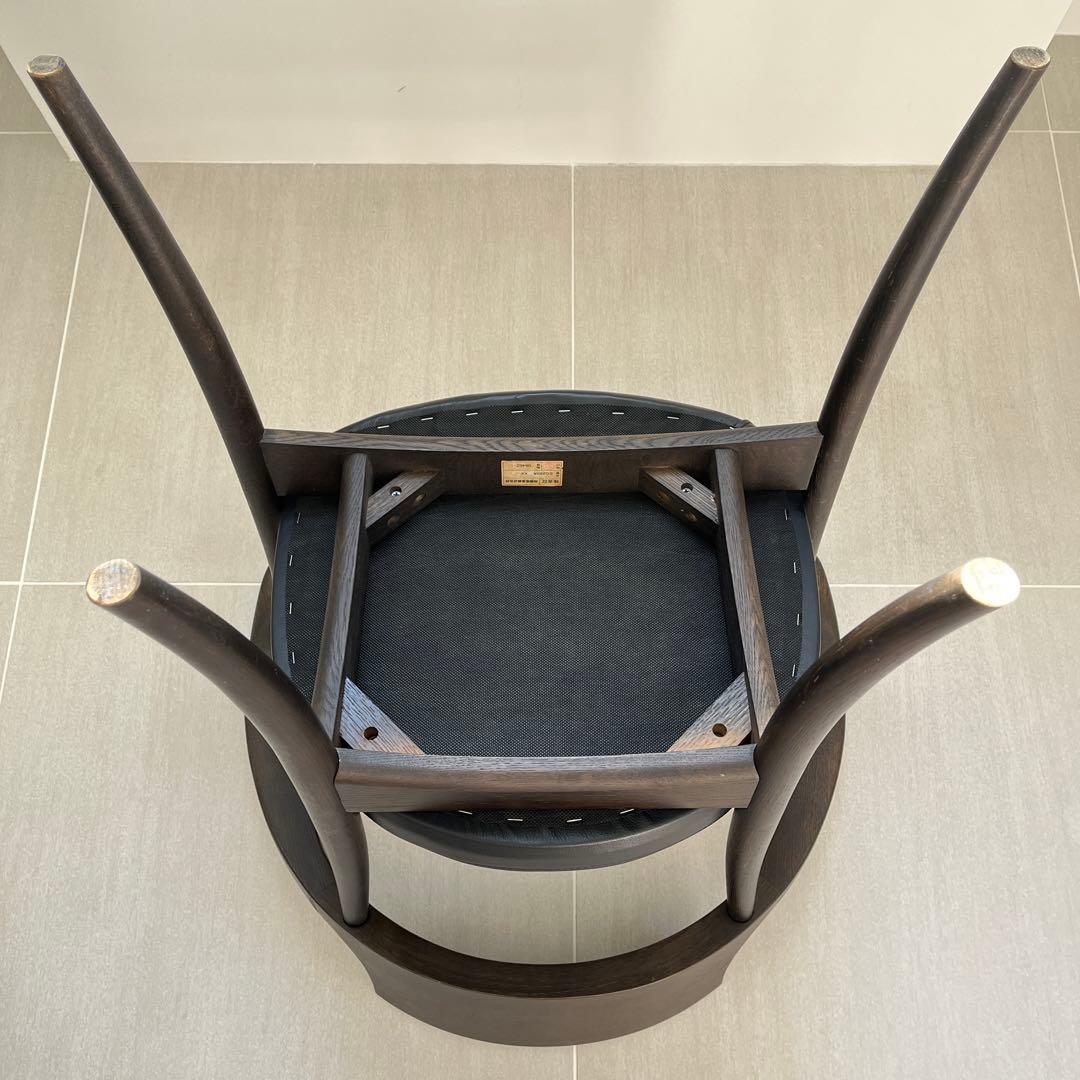 飛騨産業 クレセント アームチェア SG260A 本革レザー