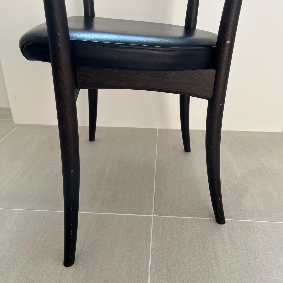 飛騨産業 クレセント アームチェア SG260A 本革レザー