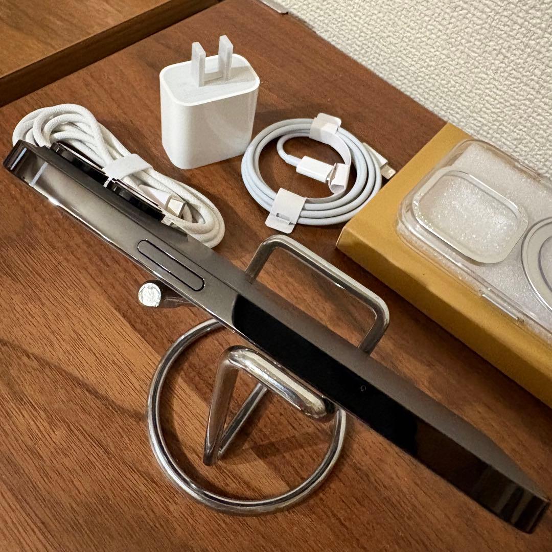 ［美品］iPhone14Pro 128gb Simフリー スペースブラック 付属