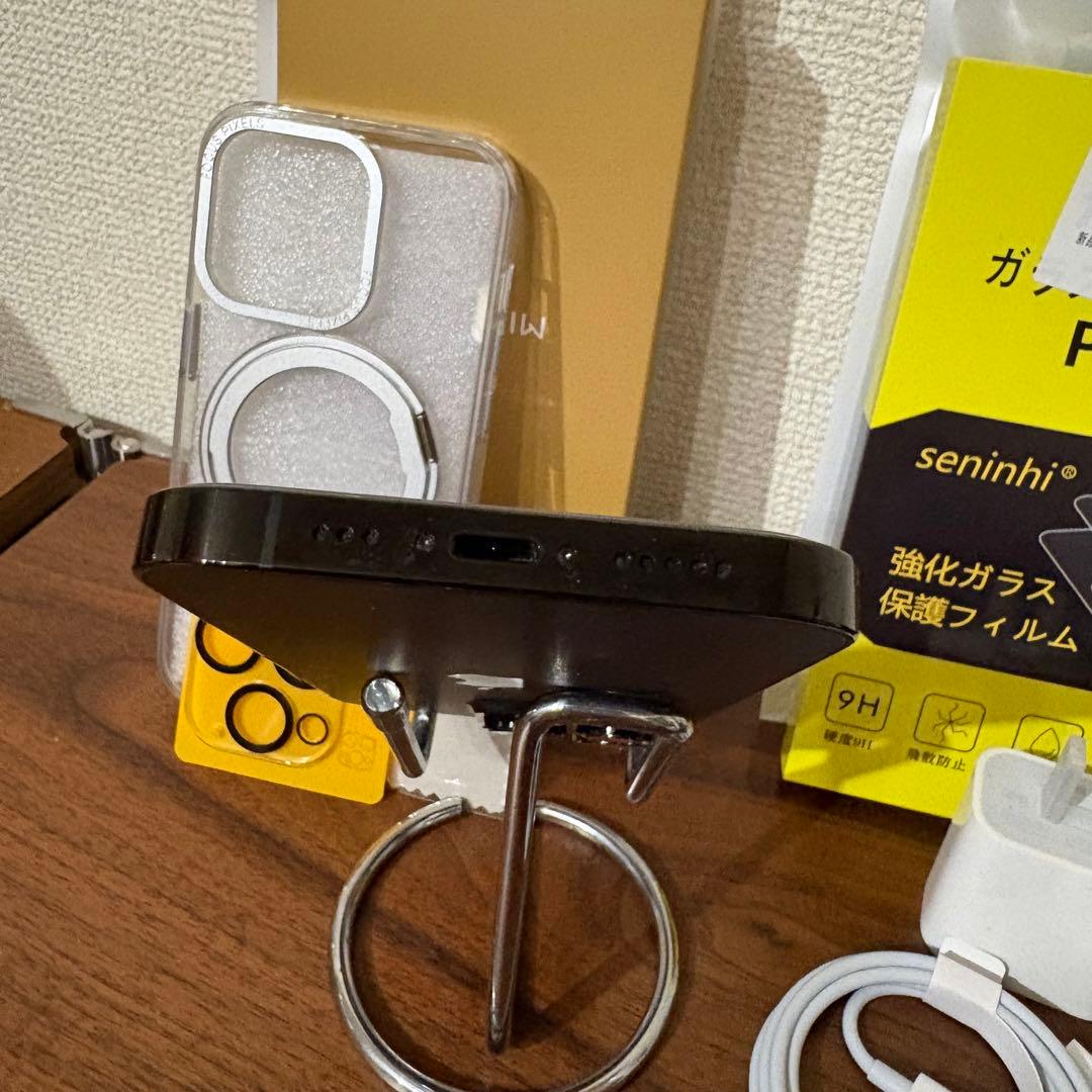 ［美品］iPhone14Pro 128gb Simフリー スペースブラック 付属