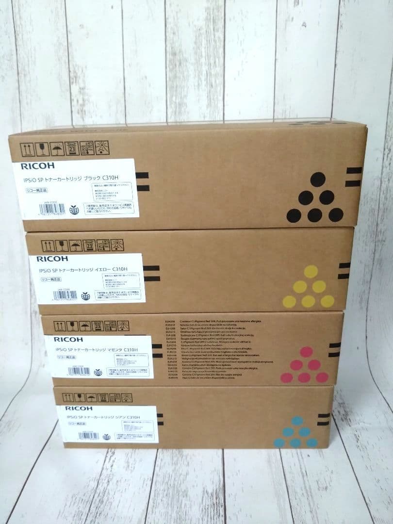 【純正品・新品未開封】RICOH C310H トナーカートリッジ 4色セット