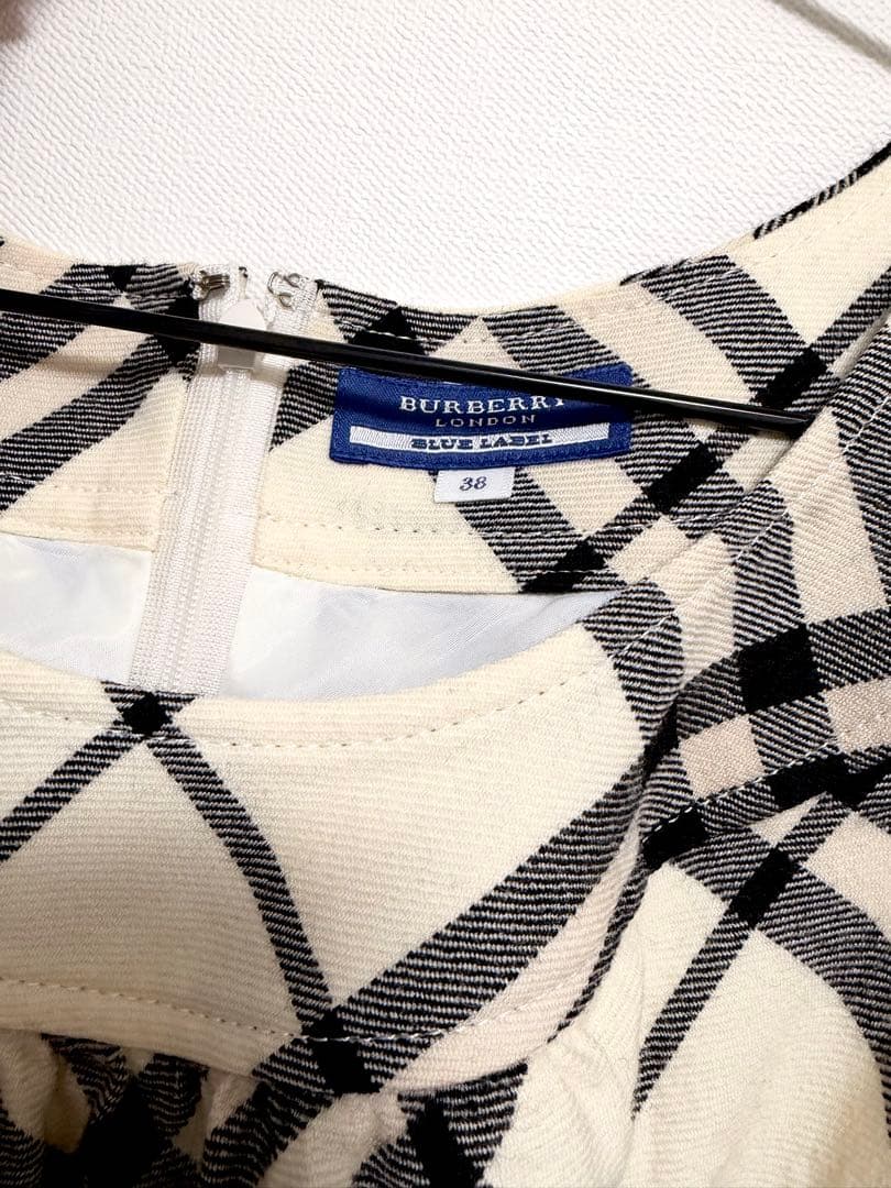 BURBERRY BLUE LABEL チェック柄ミニワンピース 38