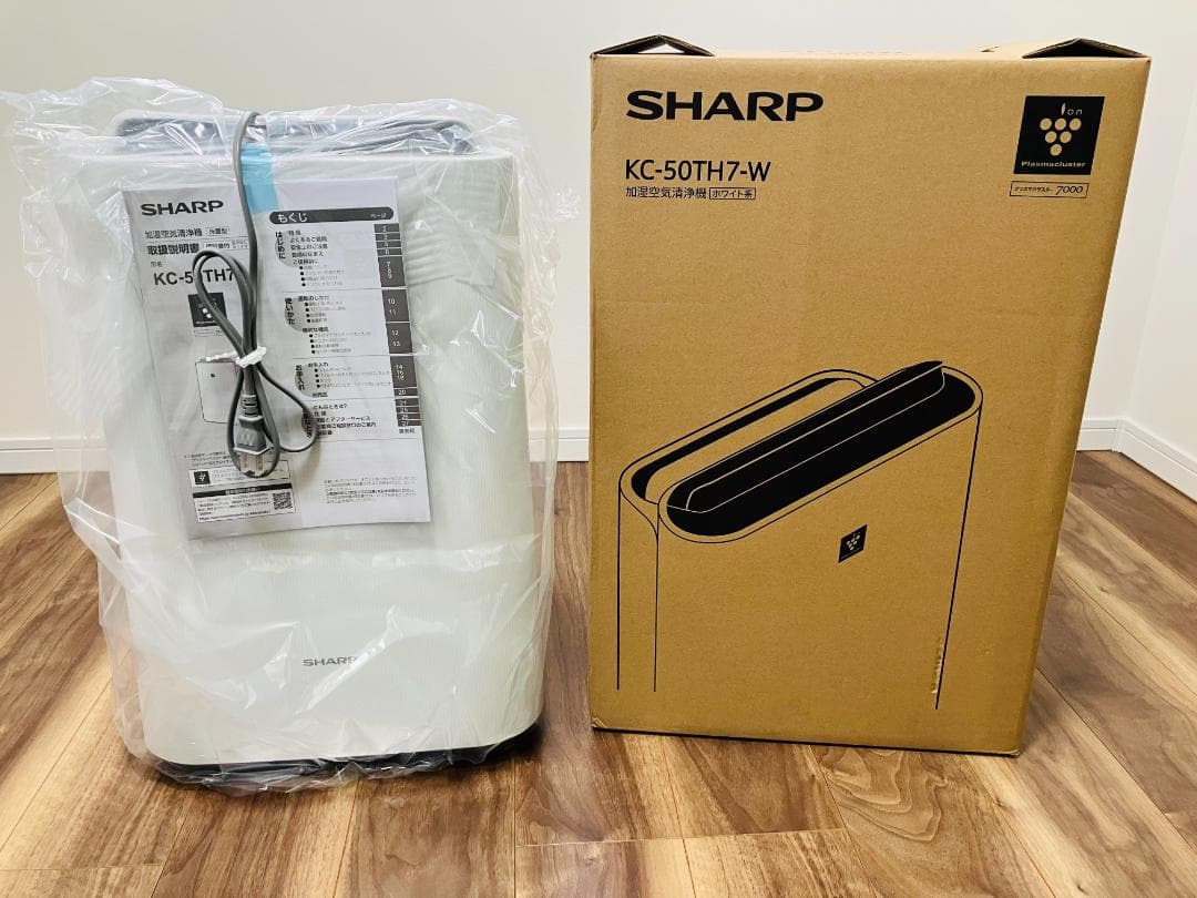 未使用品 SHARP シャープ 加湿空気清浄機 KC-50TH7-W 25年製