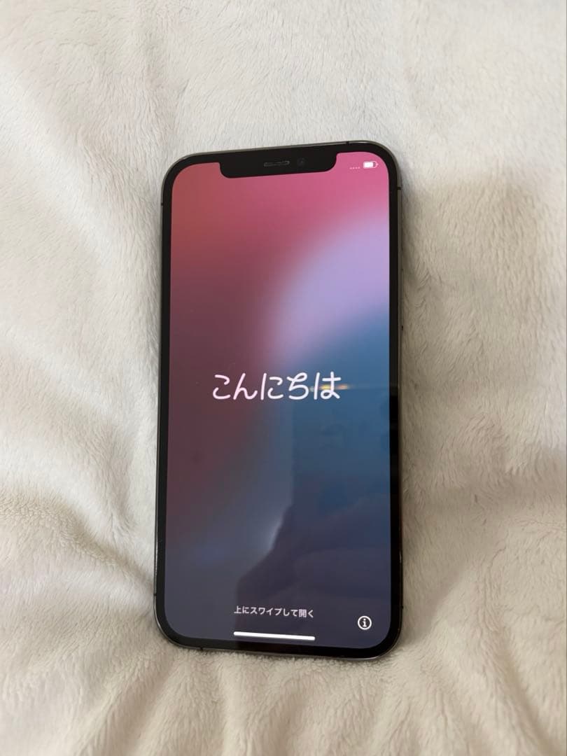 【美品】Apple iphone12pro 128GB グラファイト アイフォン