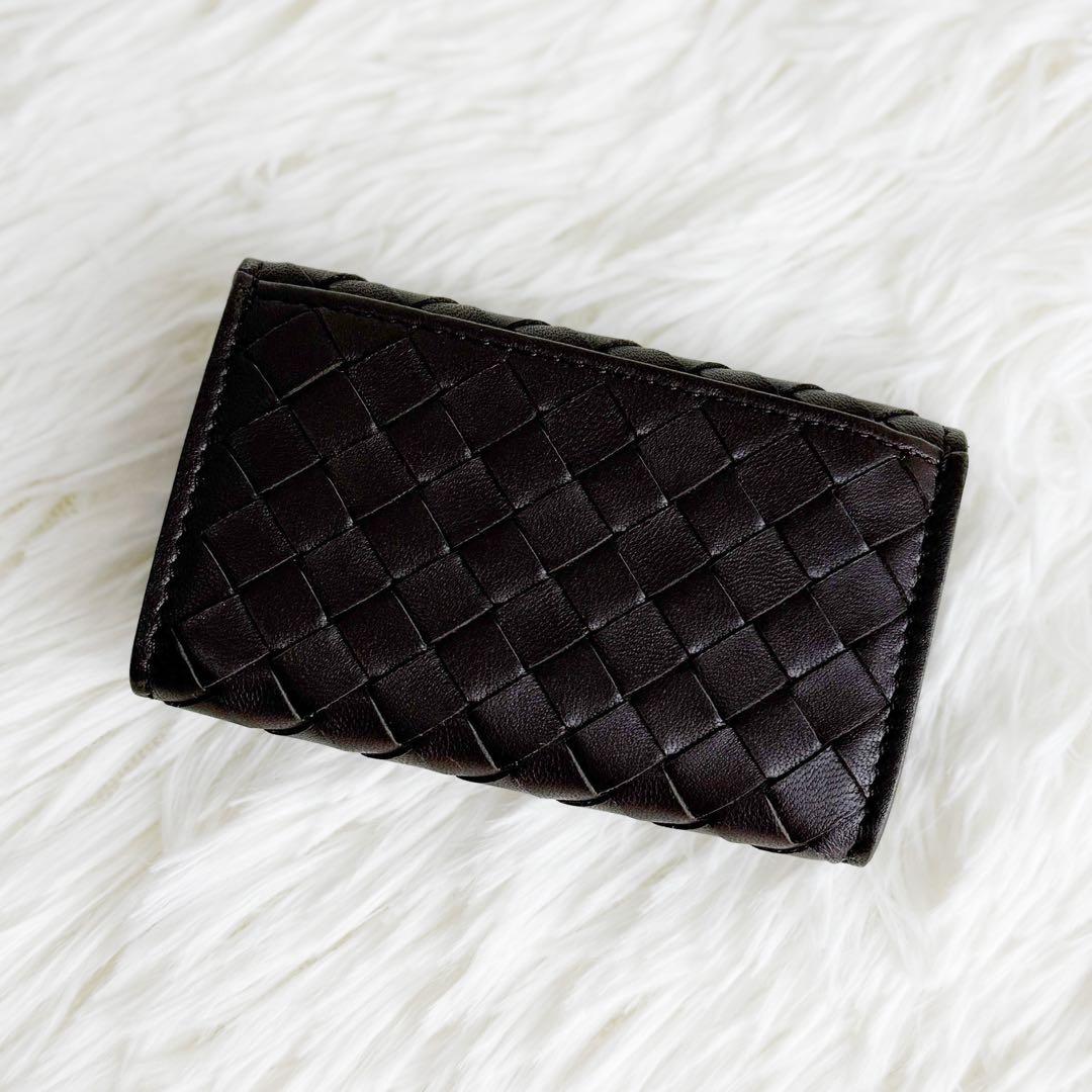 極美品♡保存箱付♡ボッテガヴェネタ イントレチャート レザー ケース 財布