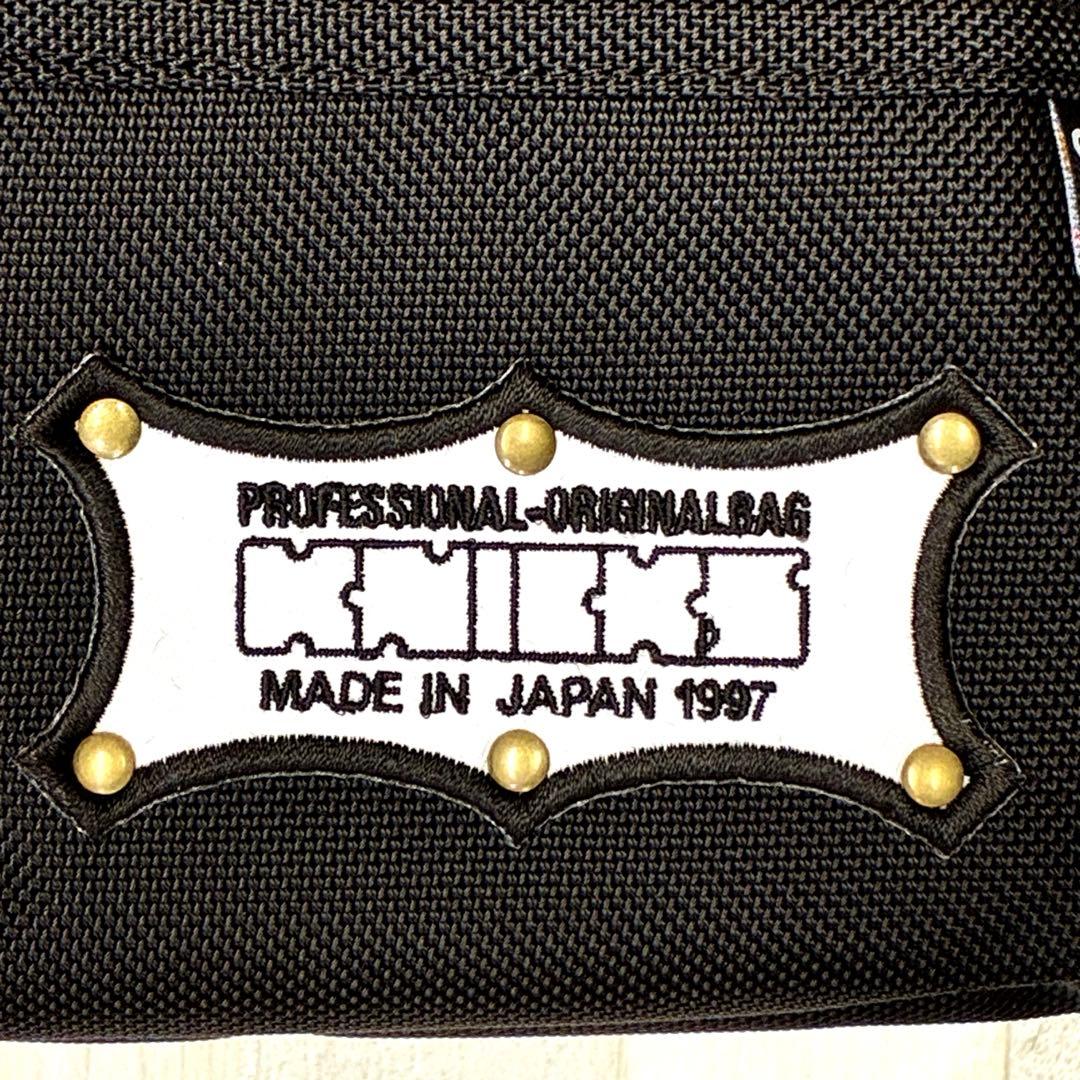 ひ*ろ様 ニックス　KNICKS 3段腰袋　未使用　ワッペン白黒カスタム