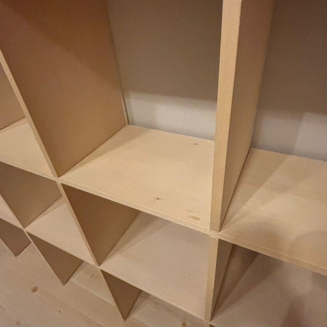 マルゲリータ　壁一面の本棚　奥行250mm 7コマ×7コマ