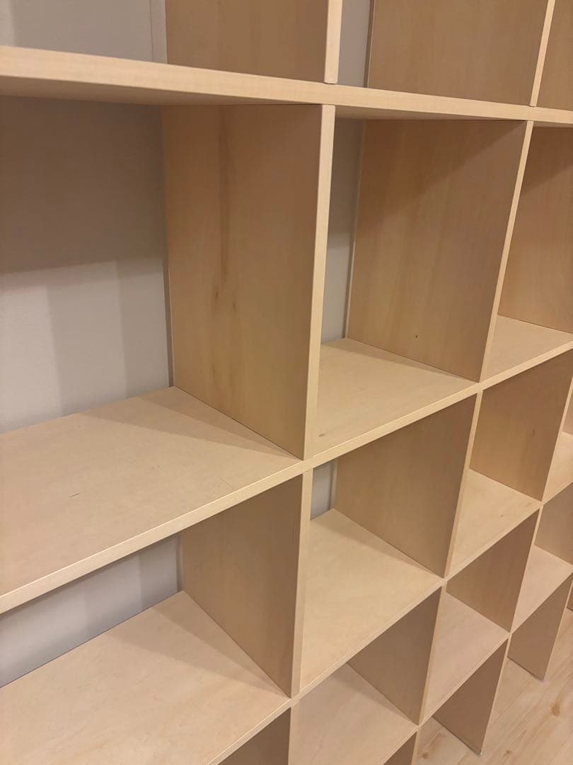 マルゲリータ　壁一面の本棚　奥行250mm 7コマ×7コマ