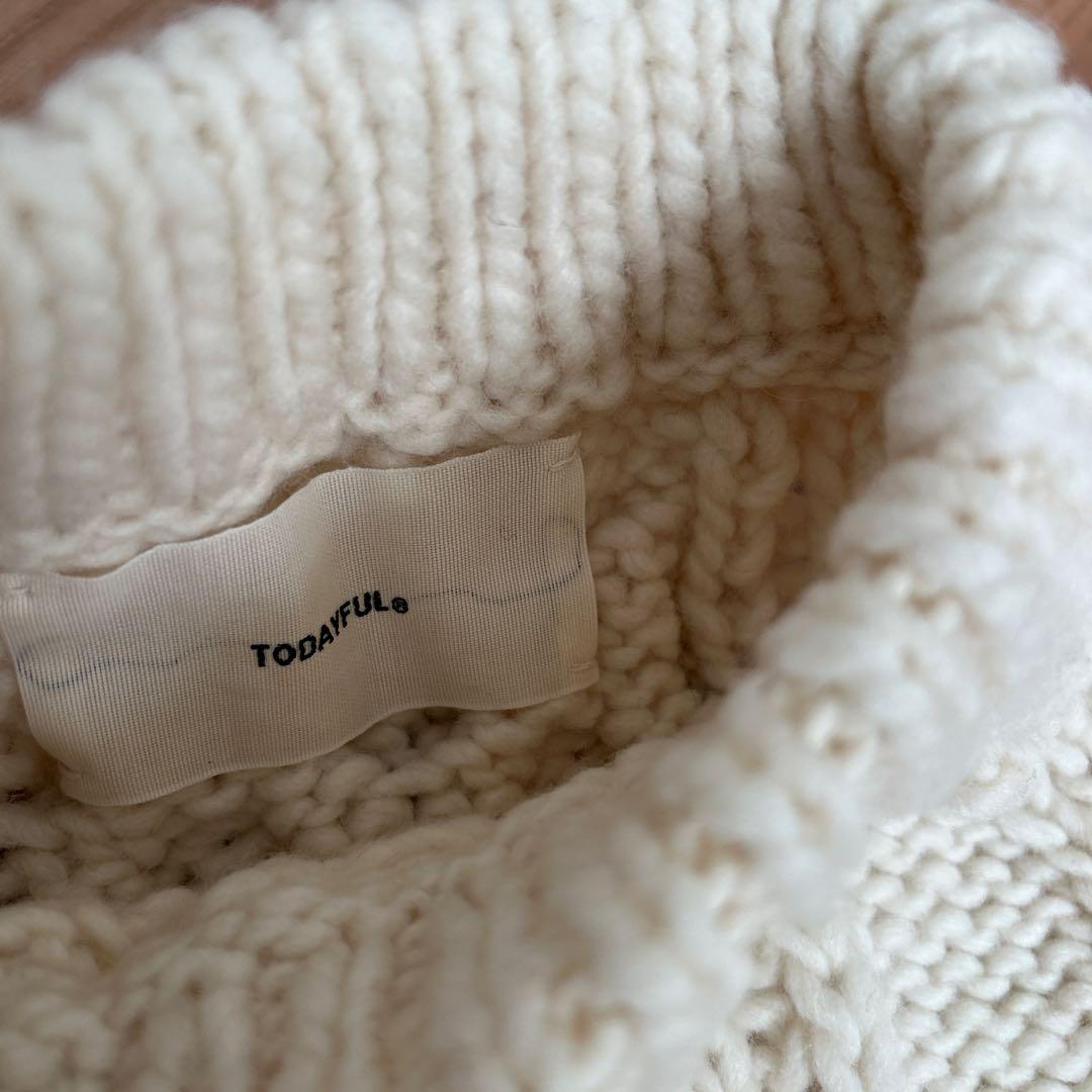 Pattern Hand Knit トゥデイフル　パターンハンドニット