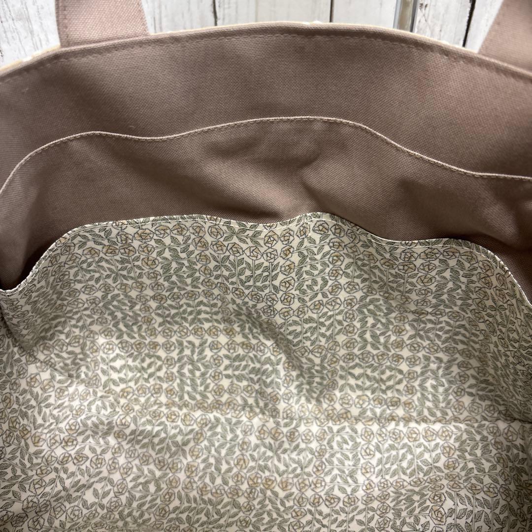 tantan プランプバッグ大 タンバリンベージュとマーメイドトートバッグ