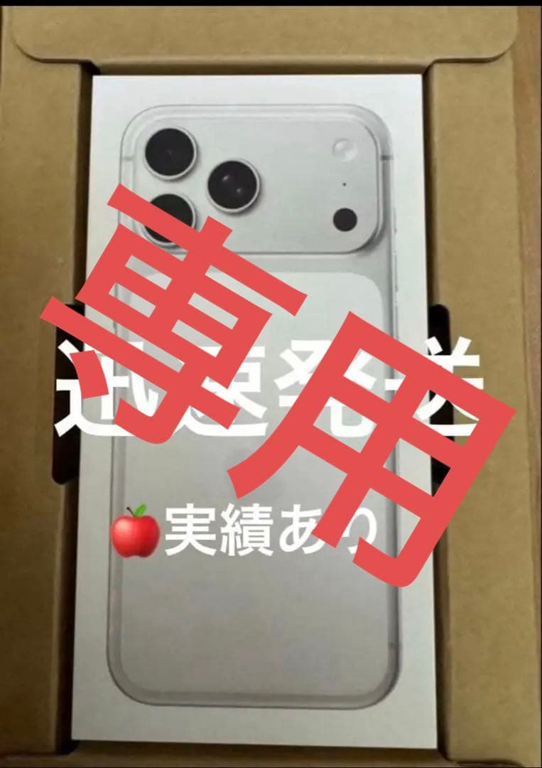 TY 　新品未開封　iPhone17ProMax 256GB　シルバー