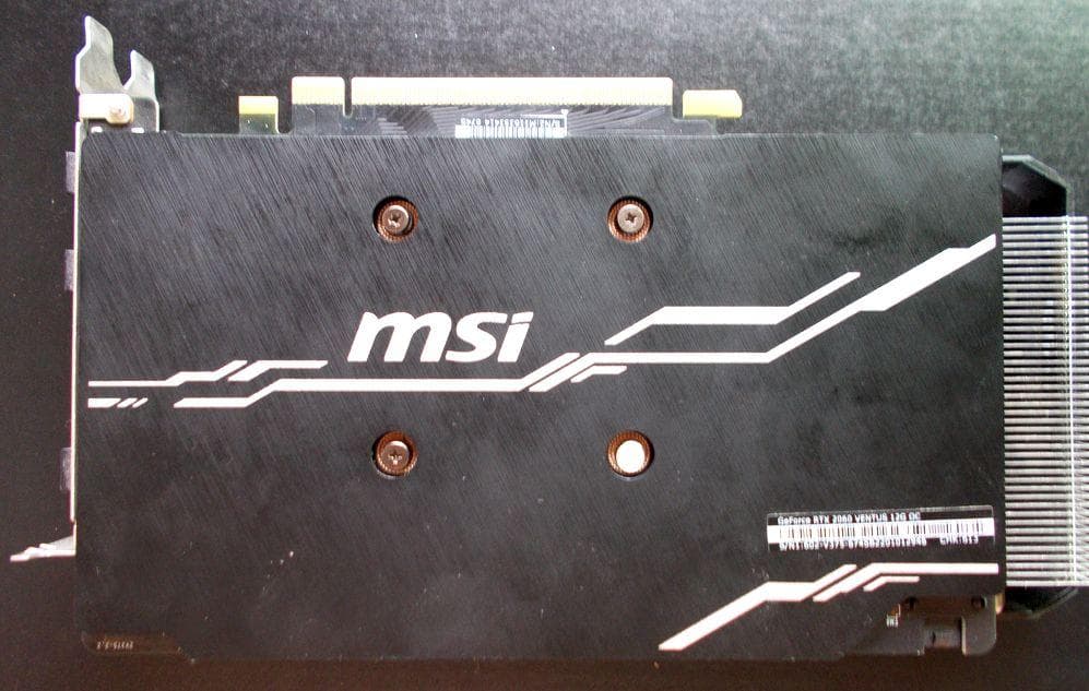 MSI RTX2060 VENTUS 12GB OC 動作確認済