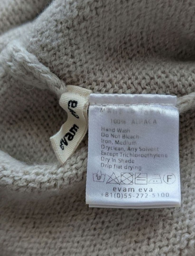 evameva　 Alpaca100%セーター