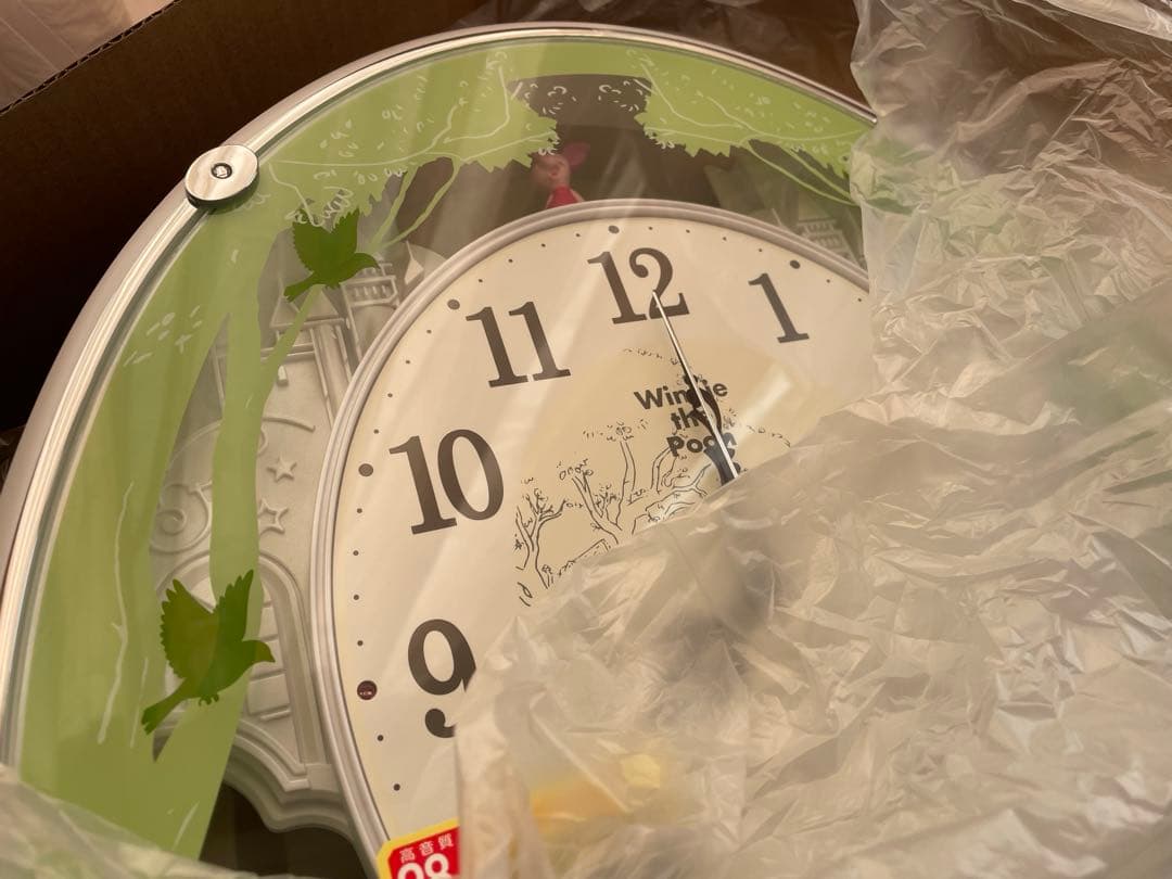 プーさん 掛時計 Winnie the Pooh 掛時計 オーバル型