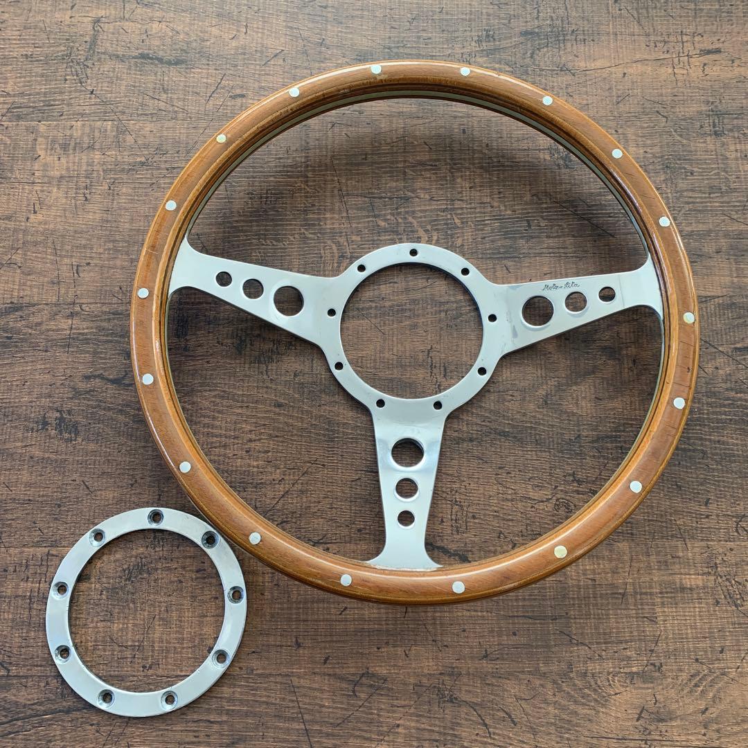 モトリタ　ウッドステアリング33φ クラシックミニ　英国車　旧車