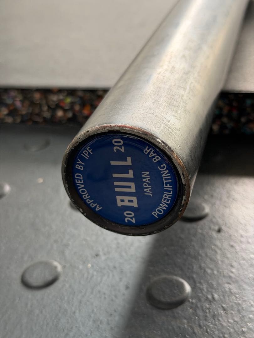 最終価格です　BULL オリンピックシャフト パワーリフティングブラック