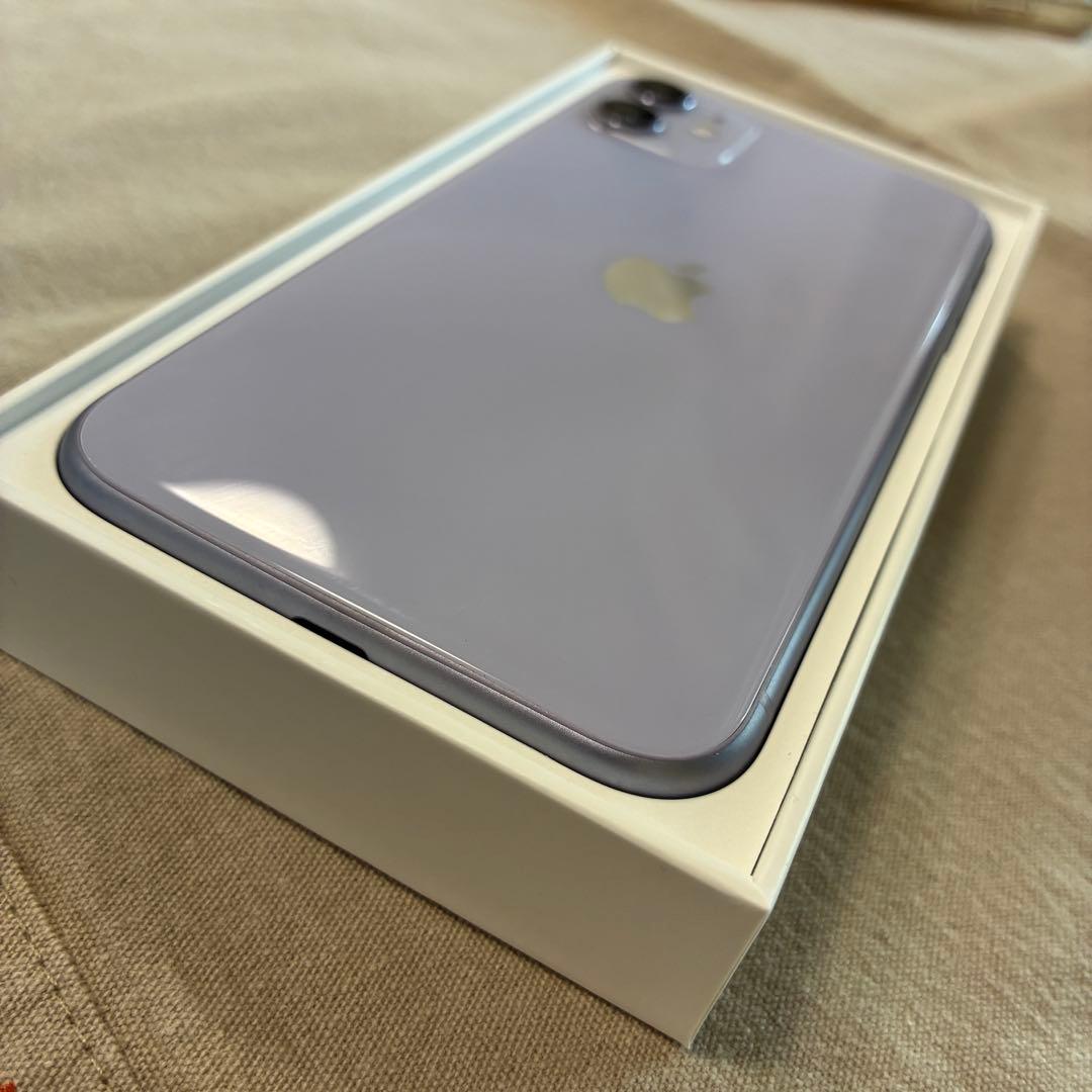 中古iPhone11 128GB 本体　箱付　美品　simフリー