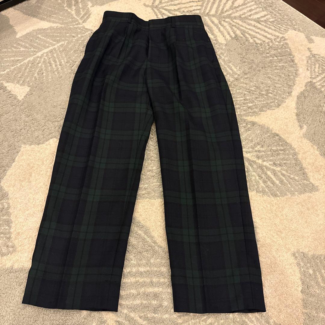 BEAMS BOY チェック柄ビジネススーツ