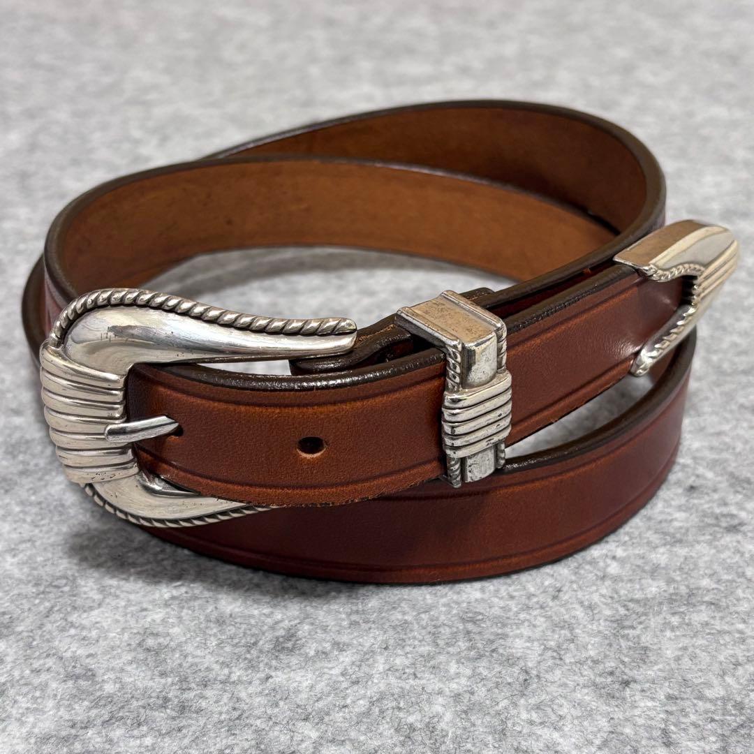 TORY LEATHER　USA製　ウエスタンレザーベルト　2916　サイズ34