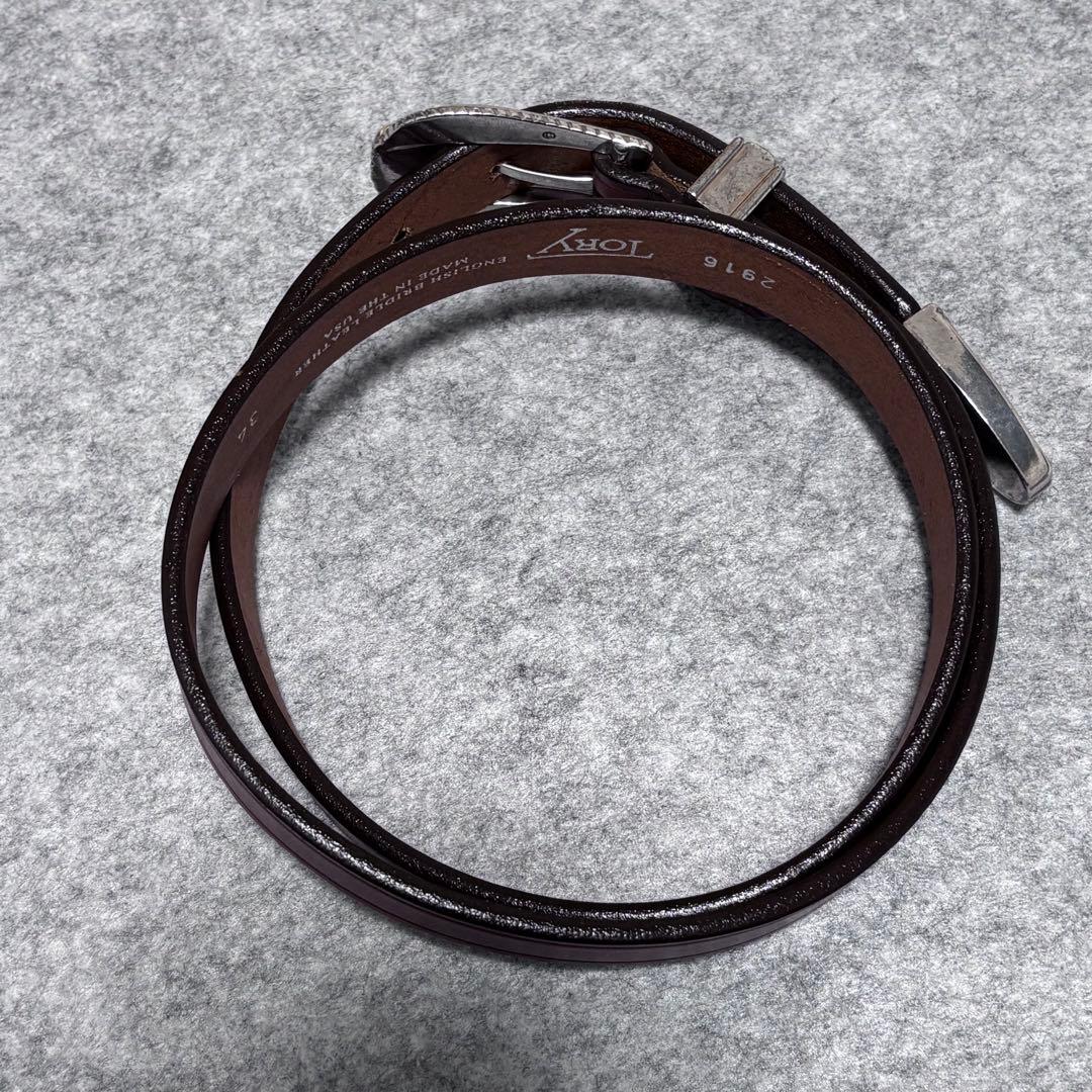 TORY LEATHER　USA製　ウエスタンレザーベルト　2916　サイズ34
