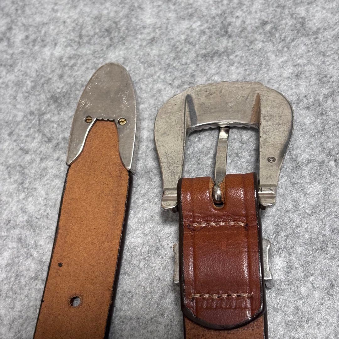 TORY LEATHER　USA製　ウエスタンレザーベルト　2916　サイズ34