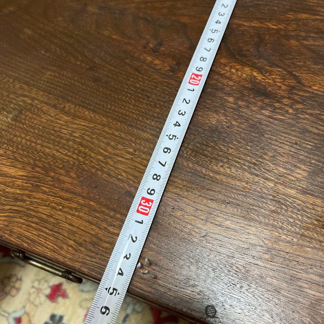 1日価格＾＾木製文机 昭和初期アンティーク　お手入れ済みレトロ