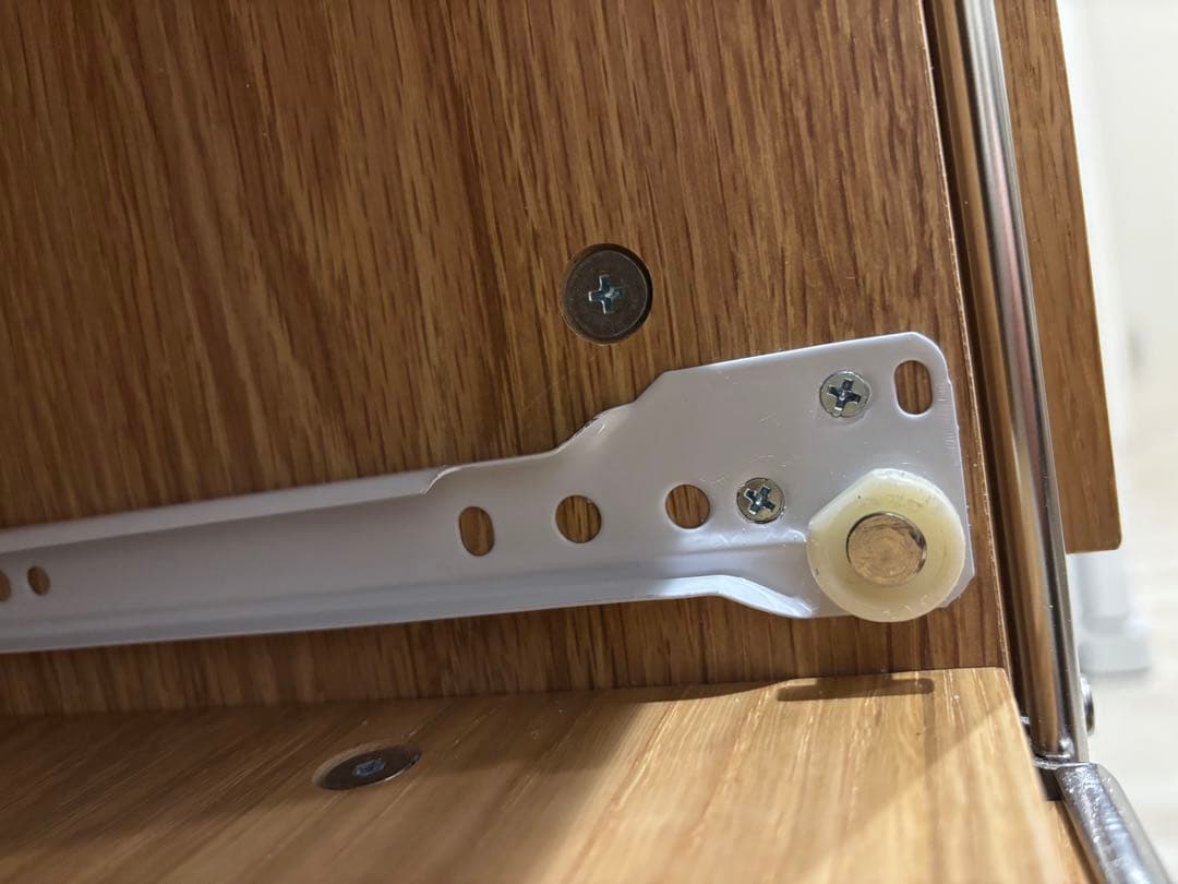 無印良品　ステンレスユニットシェルフ　オーク材