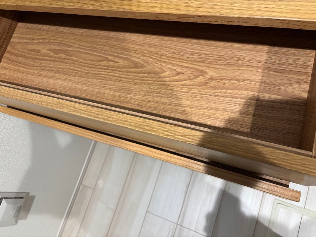 無印良品　ステンレスユニットシェルフ　オーク材