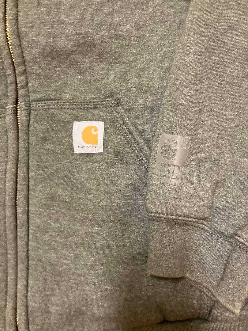カーハート 裏サーマル ジップアップ パーカー XL
