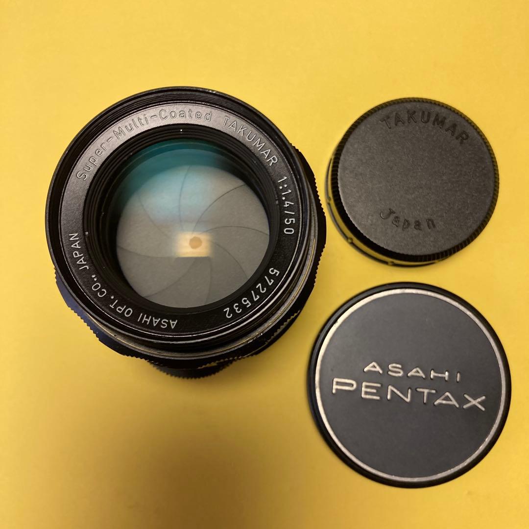 清掃済美品 M42 S-M-C TAKUMAR 50mm F1.4 タクマー