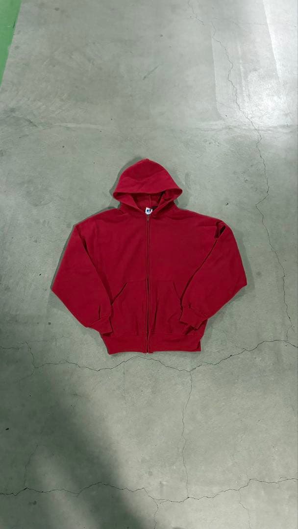 トップス 90s RUSSELL ATHLETIC full zip Parka
