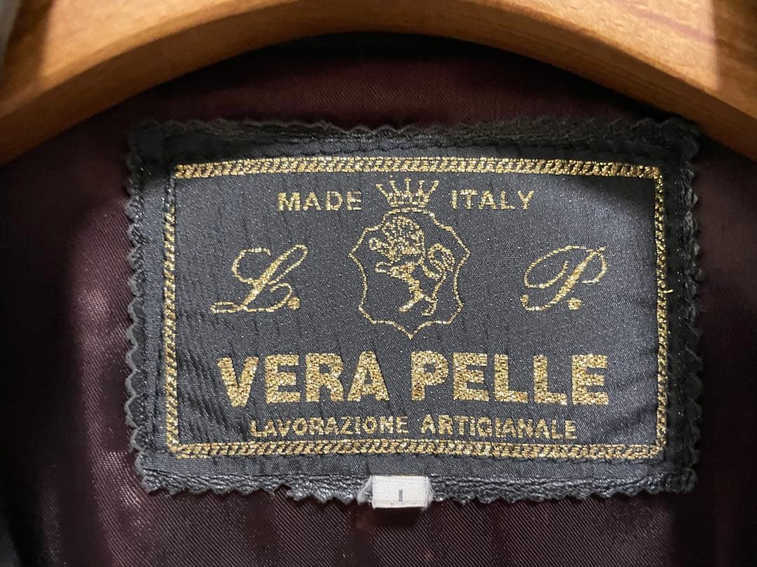 VERA PELLE イタリア製レザージャケット