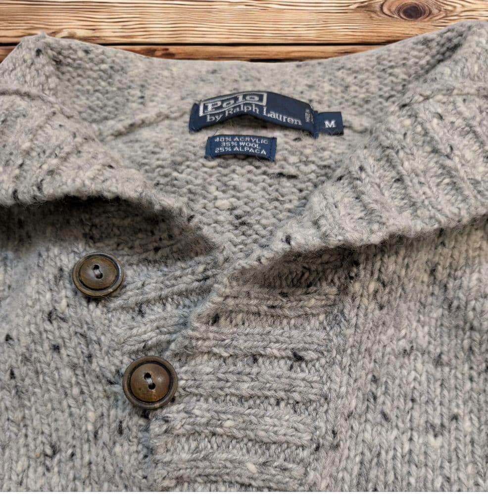 ✨完売品✨ POLO ラルフローレン ニット パーカー フード付き アルパカ