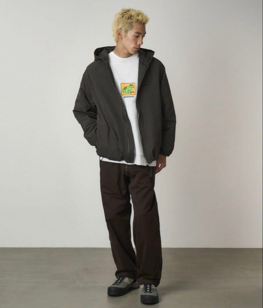 ノースサイドプラッドフーディジャケット 品番： G5FM-J009