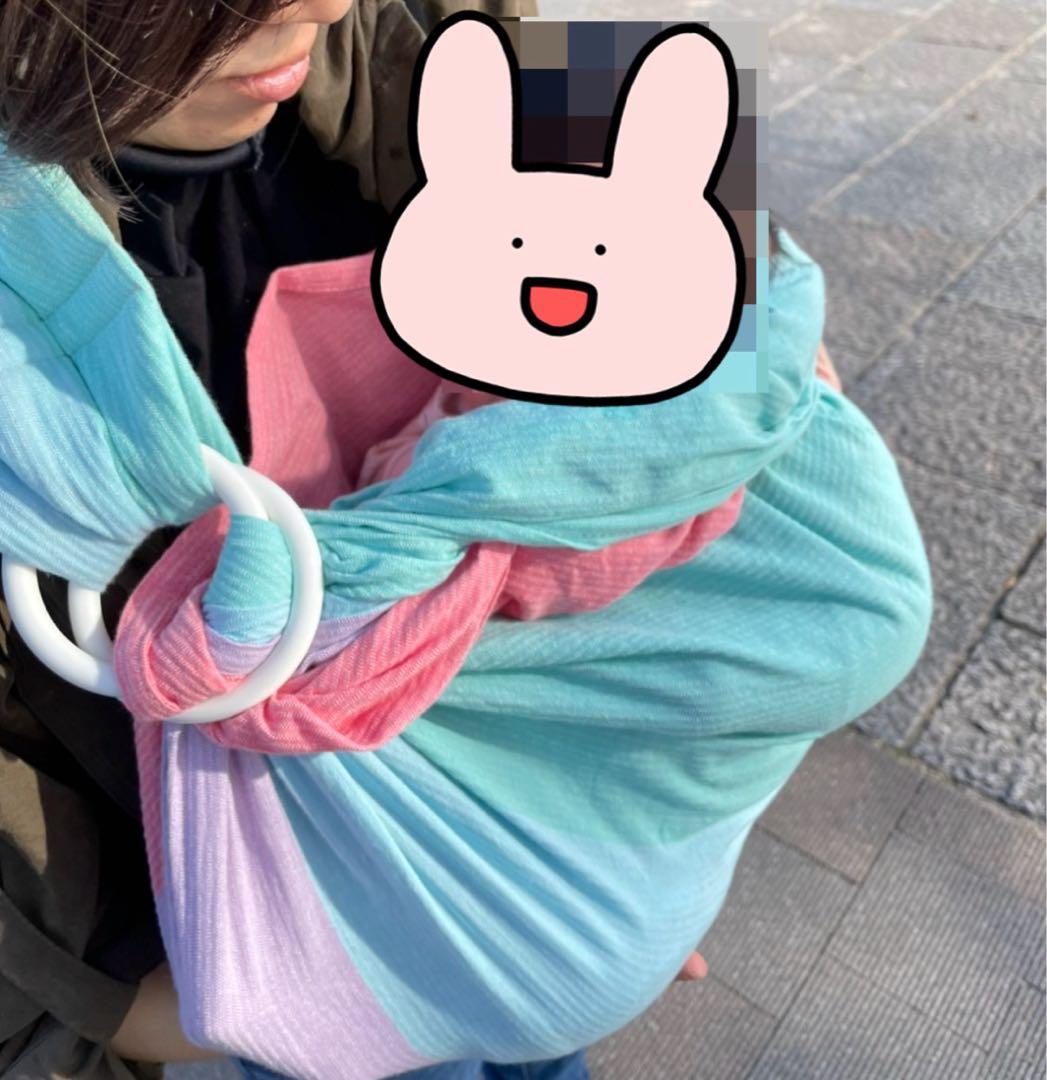 あっきースリング　マカロン【使用回数少、美品】