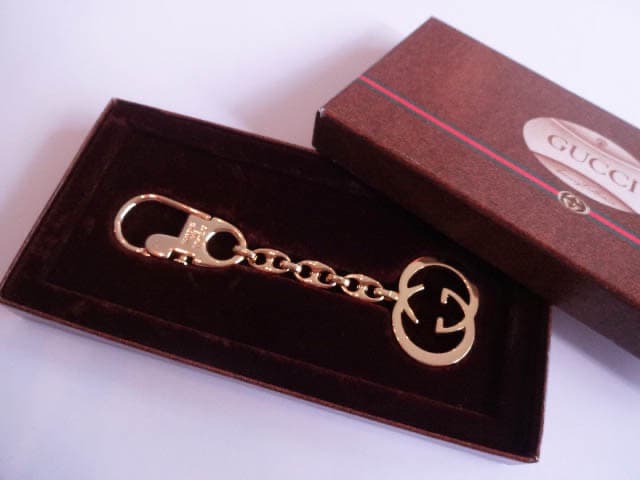 オールドグッチ　インターロッキングG キーリング/キーホルダー　新品