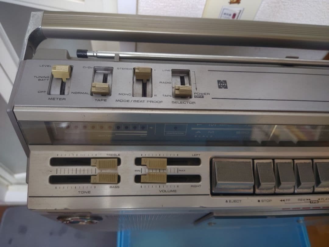希少！バブル期ラジカセ　ナショナルRX-5300　メンテナンス済み飛び越し選曲7