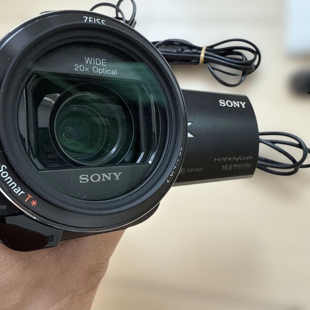 SONY 4K ハンディカム FDR-AX40本体 難あり