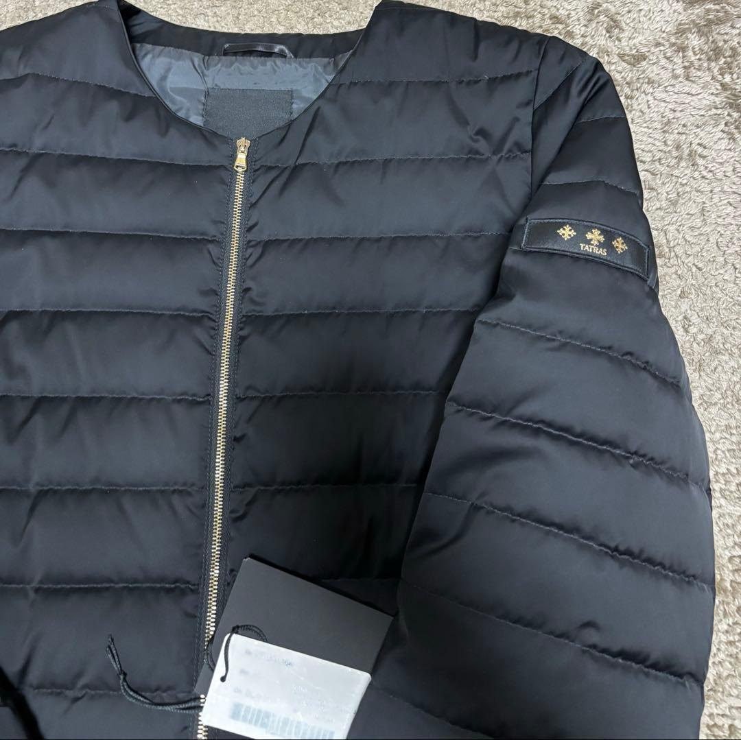 TATRAS スピノサ SUPINOSA ノーカラーダウン ブラック サイズ4