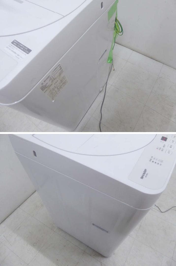 美品■SHARP■2024年製 動作保証付 洗濯機 5.5キロ ES-GE5J