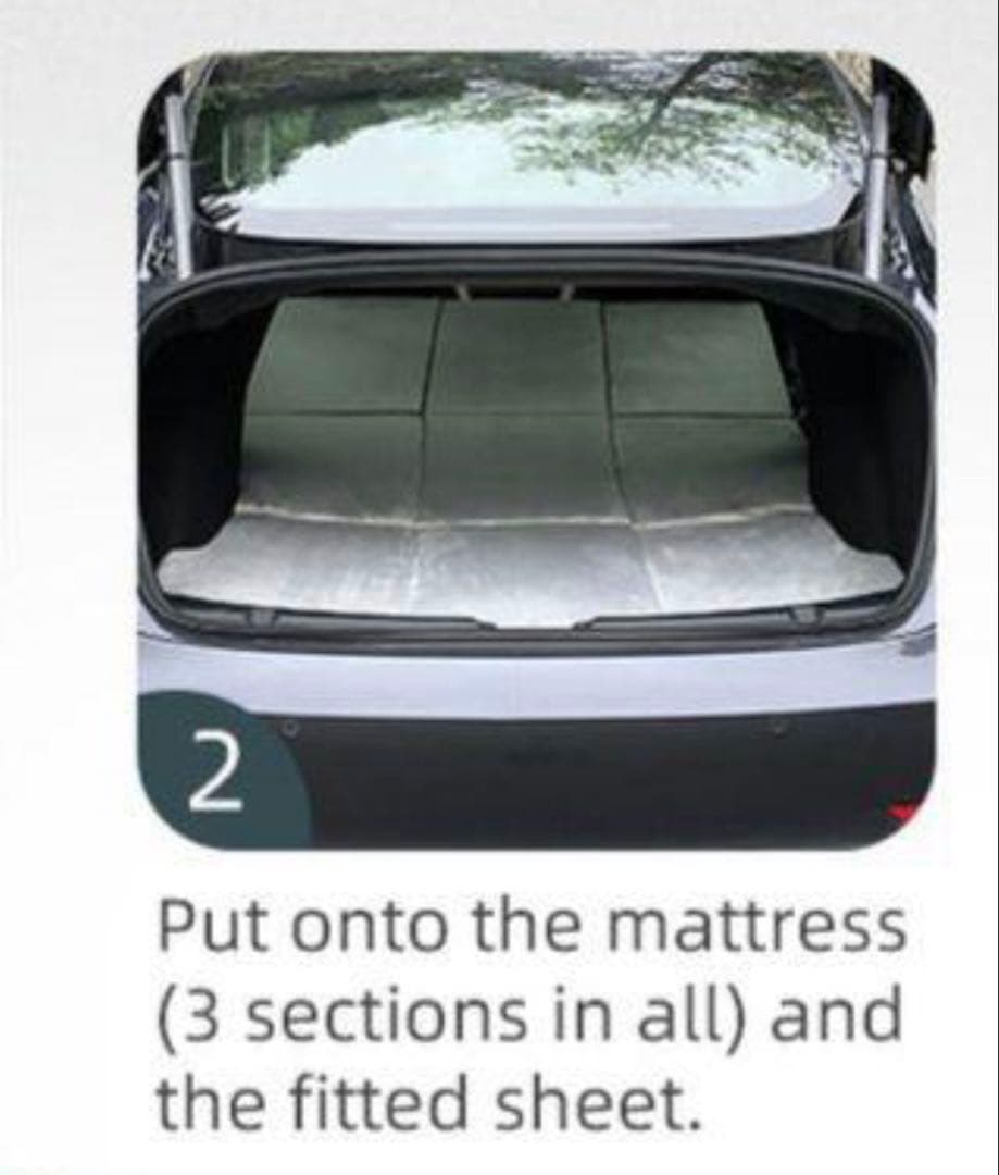 TESTCAMP Teslaトランク用マットレス