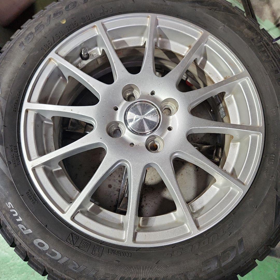 185/60R15　スタッドレス　外品アルミホイール付き　4本セット