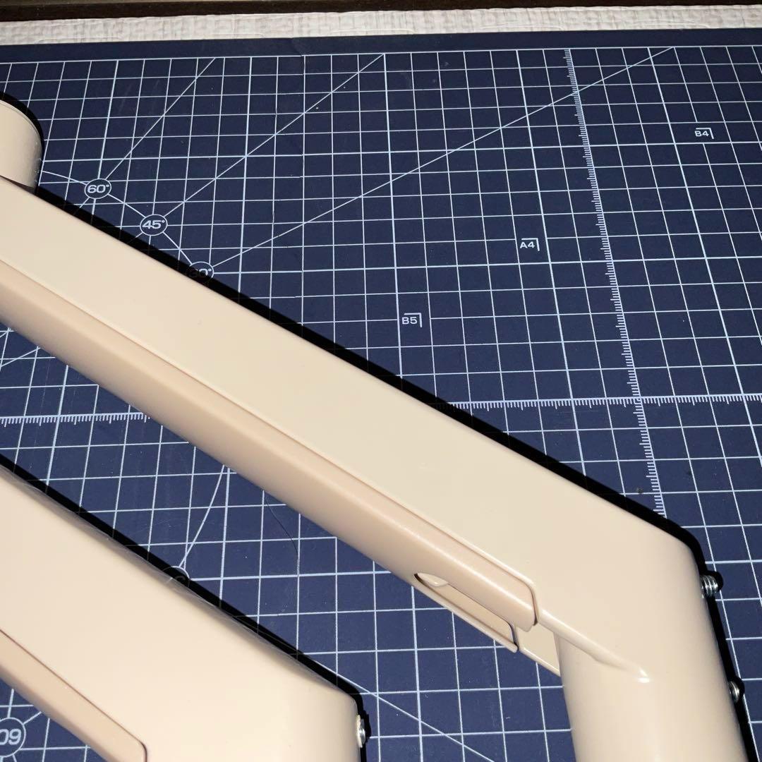 Pixio PS1D Waveデュアルモニターアームベージュ【使用2週間・美品】