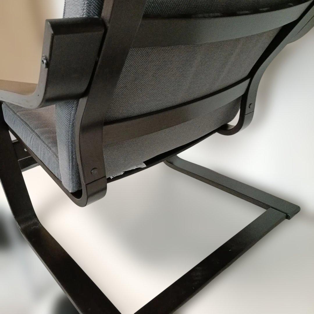 【kayo】イケア　グレー　パーソナルチェア　ポエング