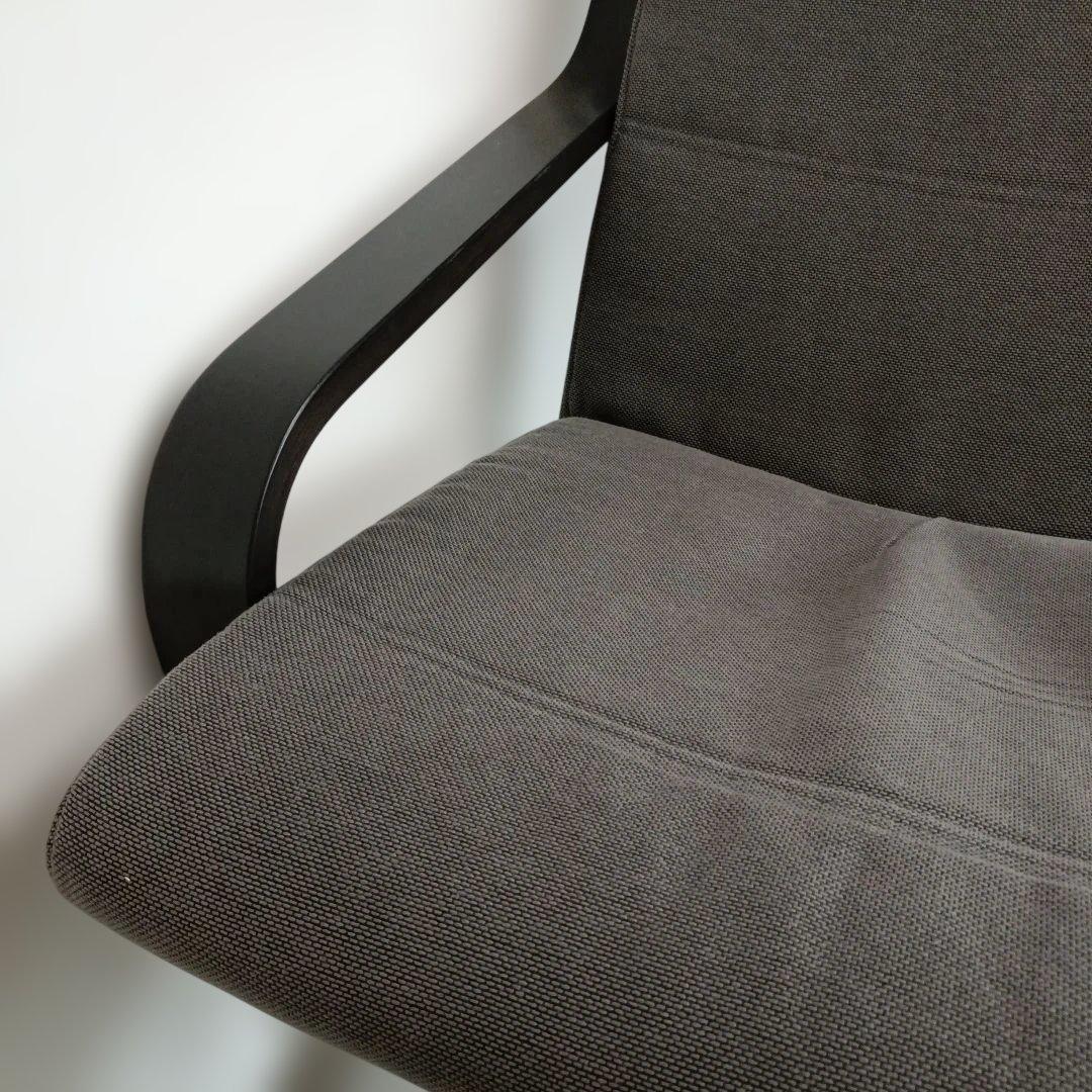 【kayo】イケア　グレー　パーソナルチェア　ポエング