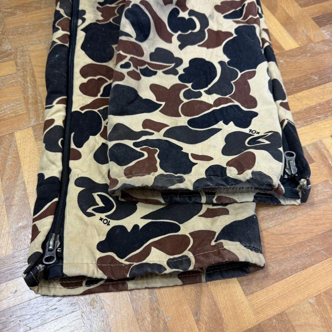 80s 10X USA製 ダックハンターカモ つなぎ オーバーオール S48b