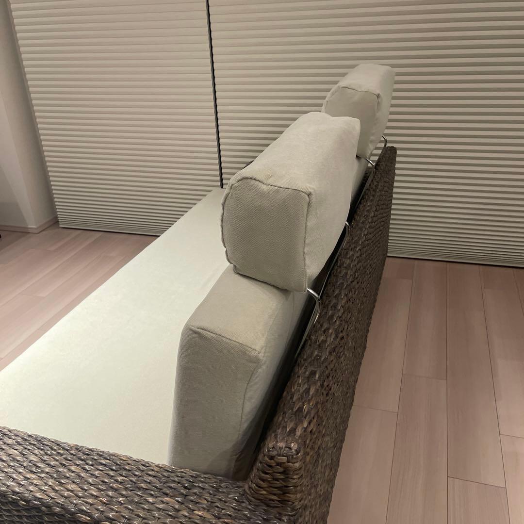 ヘッドレスト 2個セット（カバー未使用）ソファ用　a.flat エーフラット